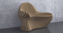 Load image into Gallery viewer, Design F9 - Parametric Wave Bench Chair