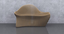 Load image into Gallery viewer, Design F9 - Parametric Wave Bench Chair