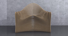 Load image into Gallery viewer, Design F8 - Parametric Wave Bench Chair