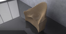 Load image into Gallery viewer, Design F8 - Parametric Wave Bench Chair