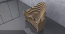 Load image into Gallery viewer, Design F8 - Parametric Wave Bench Chair