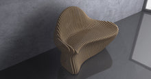 Load image into Gallery viewer, Design F9 - Parametric Wave Bench Chair