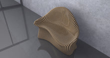 Load image into Gallery viewer, Design F9 - Parametric Wave Bench Chair