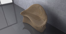 Load image into Gallery viewer, Design F9 - Parametric Wave Bench Chair