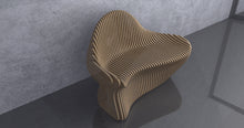 Load image into Gallery viewer, Design F9 - Parametric Wave Bench Chair