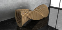 Load image into Gallery viewer, Parametric Wood Table with Glass top - Made By CNC Woodarts in Hawaii. Customizable size, material and top