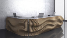Load image into Gallery viewer, Design F12 - Parametric Wave Reception Desk