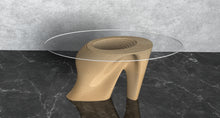 Load image into Gallery viewer, CNC WOODARTS - CNC Router Parametric Wood art - Coffee Table with Galss top