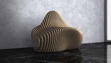 Load image into Gallery viewer, CNC WOODARTS Hawaii - Parametric Wave bench artistic modern bench style