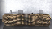 Load image into Gallery viewer, Design F12 - Parametric Wave Reception Desk
