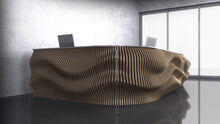 Load image into Gallery viewer, Design F12 - Parametric Wave Reception Desk