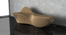 Load image into Gallery viewer, Parametric Wood Bench made by CNC Woodarts. Customizable wood type, size and finish