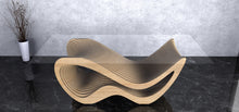 Load image into Gallery viewer, CNC WOODARTS HAWAII - Parametric Geometry Wavy Wood Coffee Table