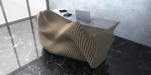 Load image into Gallery viewer, CNC WOODARTS HAWAII - Parametric Geometry Wavy Wood Desk