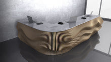 Load image into Gallery viewer, Design F12 - Parametric Wave Reception Desk