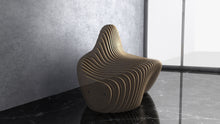 Load image into Gallery viewer, Design F13 - Parametric Wave Bench Chair