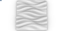 Load image into Gallery viewer, Parametric Wood art Panel - wave form design - made by cnc woodarts hawaii