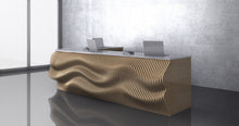 Load image into Gallery viewer, Design F12 - Parametric Wave Reception Desk