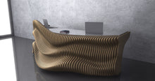 Load image into Gallery viewer, Design F10 - Parametric Wave Reception Desk