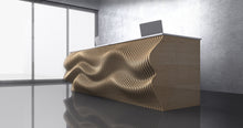 Load image into Gallery viewer, Design F12 - Parametric Wave Reception Desk