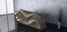 Load image into Gallery viewer, CNC WOODARTS HAWAII - Parametric Geometry Wavy Wood DESK