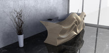 Load image into Gallery viewer, CNC WOODARTS HAWAII - Parametric Geometry Wavy Wood DESK