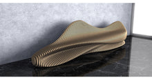 Load image into Gallery viewer, PArametric Flowing Artisitc Modern Bench - Futuristic design with wood setions - CNC WOODARTS