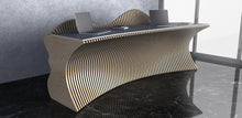 Load image into Gallery viewer, CNC WOODARTS HAWAII - Parametric Geometry Wavy Wood DESK