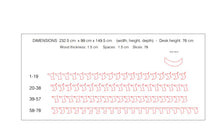 Load image into Gallery viewer, Design F10 - Parametric Wave Reception Desk