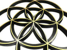 Load image into Gallery viewer, Seed of life wall art - sacred geometry wall art made by cncwoodarts hawaii