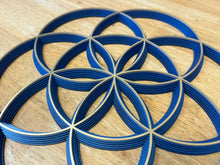 Load image into Gallery viewer, Laser Cut Seed of Life - Sacred Geometry Wall Art