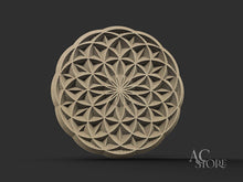 Load image into Gallery viewer, CNC Woodarts Sacred Geometry Wall Art - Laser cut wall art