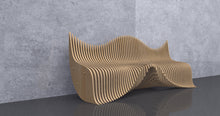 Load image into Gallery viewer, Design F4 - Parametric Wavy Bench