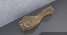 Load image into Gallery viewer, Design F5 - Parametric 2 Sided Wavy Bench