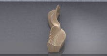 Load image into Gallery viewer, Design F5 - Parametric 2 Sided Wavy Bench