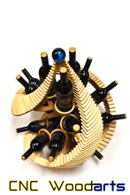 Load image into Gallery viewer, Wine's Ark - 15 Bottle Tripple Helix Wine Rack