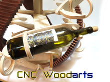 Load image into Gallery viewer, 18 Bottle Triple Helix Wine Rack
