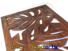 Load image into Gallery viewer, Monstera Leaf Hardwood Wall Art Panel