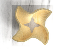 Load image into Gallery viewer, CNC Woodarts Tetra Twist Coffee Table made from wood. Birch Plywood, walnut, maple. sapele