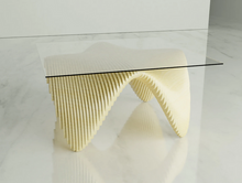Load image into Gallery viewer, Tetra Wave Coffee Table - Lounge, Home, Desk, or Patio Table designed by Parametree