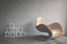 Load image into Gallery viewer, FLOW Modern Wood Chair - Lounge, Home, Desk, or Patio Chair designed by Parametree