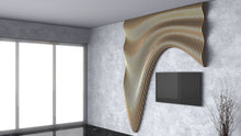 Load image into Gallery viewer, Parametric Waves - Wood Wall Art Panel