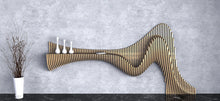Load image into Gallery viewer, Sonic Shelf - Artisitc Parametric Wood Wall Shelf