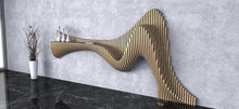 Load image into Gallery viewer, Sonic Shelf - Artisitc Parametric Wood Wall Shelf
