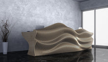 Load image into Gallery viewer, Design F23 - Parametric Waveform Reception Desk
