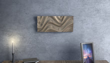 Load image into Gallery viewer, Parametric Woodart Panel - wave form design - made by cnc woodarts hawaii
