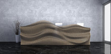 Load image into Gallery viewer, Design F23 - Parametric Waveform Reception Desk
