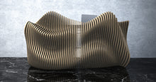 Load image into Gallery viewer, CNC WOODARTS HAWAII - Parametric Geometry Wavy Wood Desk
