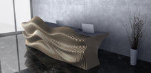 Load image into Gallery viewer, Design F23 - Parametric Waveform Reception Desk
